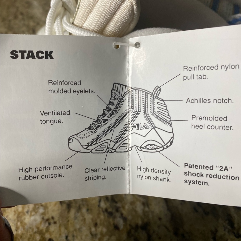 RARE VINTAGE 1997 FILA STACK SIZE 9 OG STACKHOUSE BUBBLES MASHBURN HILL - Picture 6 of 12